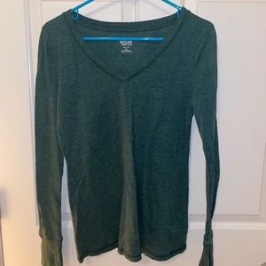 Dark Green Long Sleeve Shirt